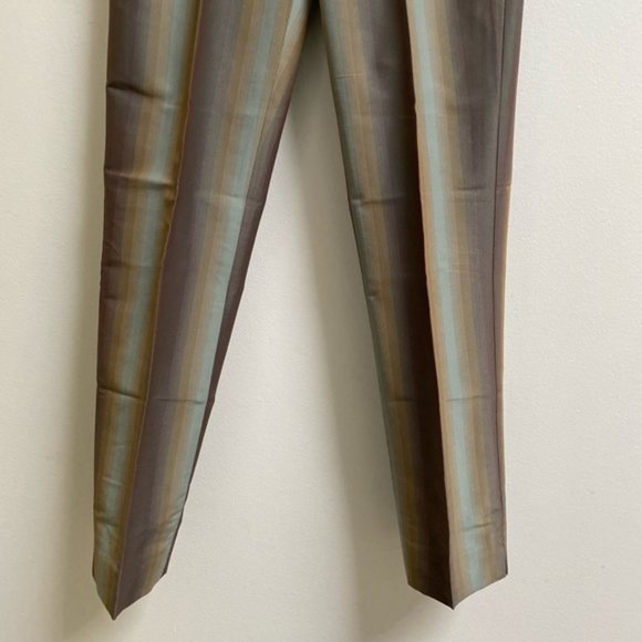 Kenneth Cole Multicolored Silk Trousers 4 - Picture 3 of 5